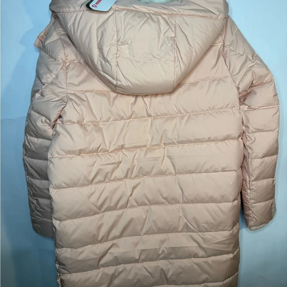 Girls Crewcuts J Crew Pink Puffer Primo loft Coat  XL NWT